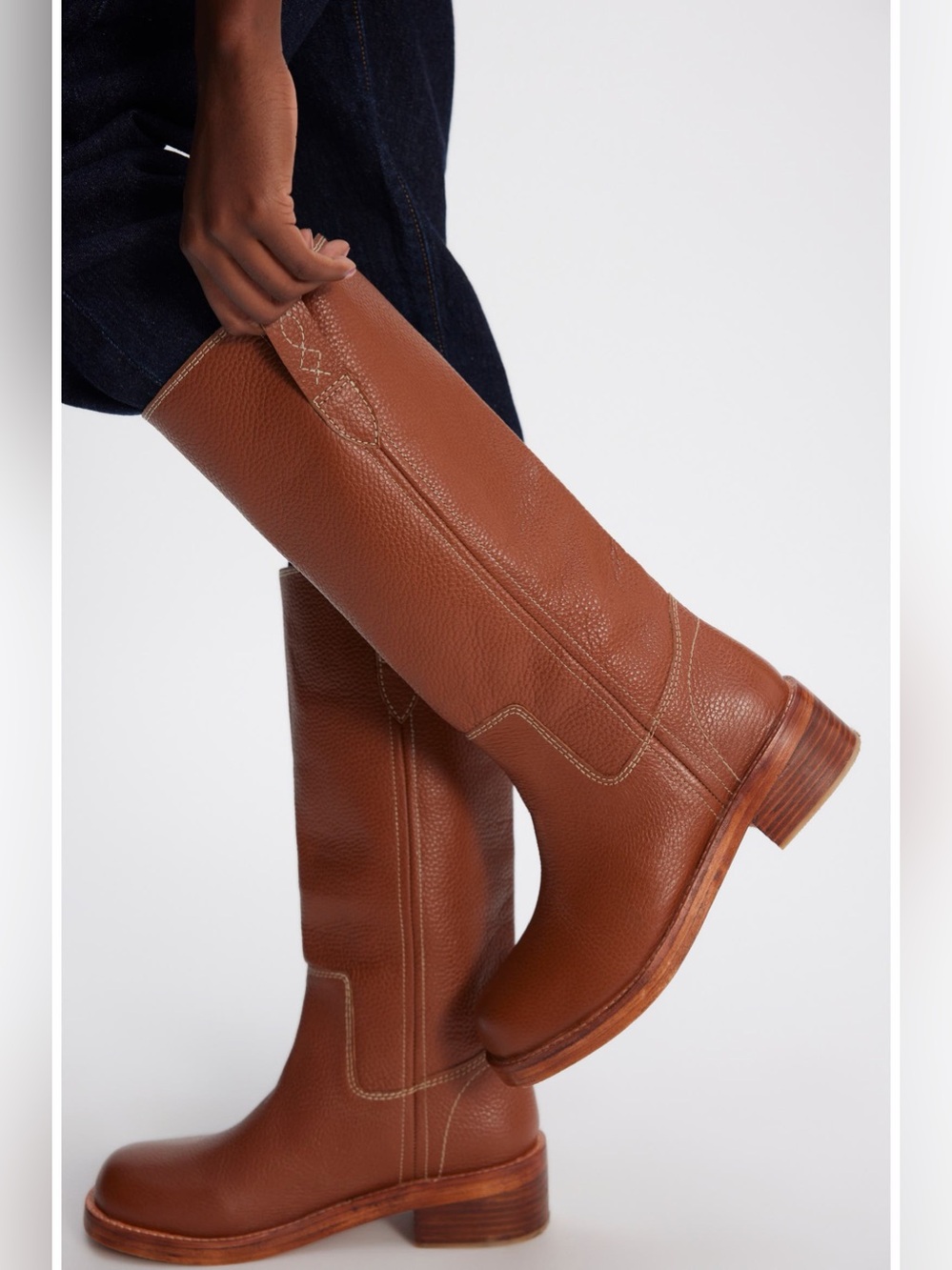 Free People Blaze Block Heel Boot Sz 9.5 NWOT